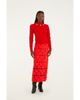 Farm Rio Farm Rio Hearts Linen Midi Skirt - 2