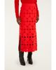 Farm Rio Farm Rio Hearts Linen Midi Skirt - 4