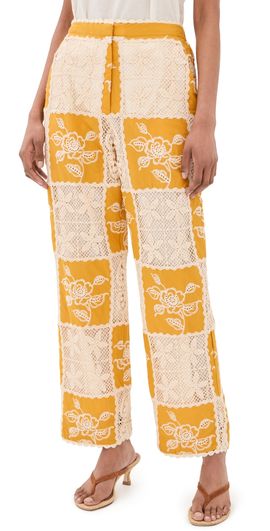 FARM Rio FARM Rio Lace Pants Off-White