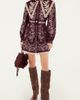 FARM Rio FARM Rio Lara Long Sleeve Minidress - 1
