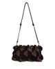 Farm Rio Farm Rio Leather & Suede Flower Clutch - 1