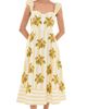 FARM Rio FARM Rio Lemon Birds Multicolor Cropped Dress Lemon Birds Multicolor - 1