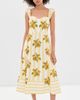 FARM Rio FARM Rio Lemon Birds Multicolor Cropped Dress Lemon Birds Multicolor - 2