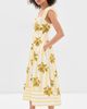 FARM Rio FARM Rio Lemon Birds Multicolor Cropped Dress Lemon Birds Multicolor - 4