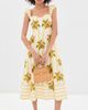 FARM Rio FARM Rio Lemon Birds Multicolor Cropped Dress Lemon Birds Multicolor - 5