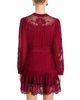Farm Rio Farm Rio Long Sleeve Lace Detail Mini Dress - 4