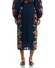 Farm Rio Farm Rio Maira Floral Print Linen Skirt - 3
