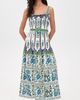 FARM Rio FARM Rio Manoela Off White Sleeveless Belt Maxi Dress Manoela Off-White - 2