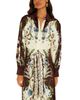 Farm Rio Farm Rio Millena Tie Front Midi Shirtdress - 2