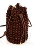 Farm Rio Farm Rio Mini Beaded Macrame Bucket Bag - 5