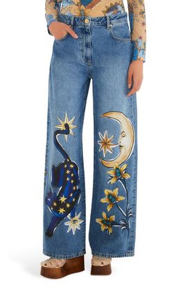 FARM Rio FARM Rio Mistical Wide Leg Jeans