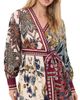 FARM Rio FARM Rio Mixed Scarves Mini Dress Stained Glass Beauty Soft Blue - 1