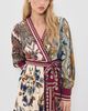 FARM Rio FARM Rio Mixed Scarves Mini Dress Stained Glass Beauty Soft Blue - 2
