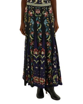 Farm Rio Farm Rio Natalia Black Maxi Skirt