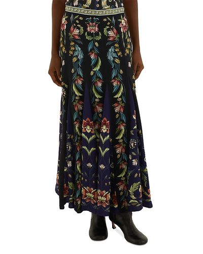 Farm Rio Farm Rio Natalia Black Maxi Skirt