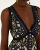 FARM Rio FARM Rio Natalia Floral Lace Trim Blouse - 3
