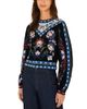 Farm Rio Farm Rio Natalia Wool Blend Crewneck Sweater - 1
