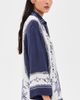 FARM Rio FARM Rio Nautical Scarf Button Down Shirt Coast Scarf Off White - 4