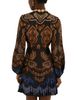 Farm Rio Farm Rio Nicole Mock Neck Mini Dress - 3