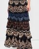FARM Rio FARM Rio Nicole Ruffled Maxi Skirt Nicole Black - 2