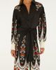 FARM Rio FARM Rio Nikita Long Sleeve Midi Shirt Dress - 3