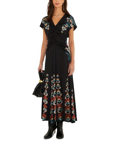 Farm Rio Farm Rio Nikita Ruched Maxi Dress