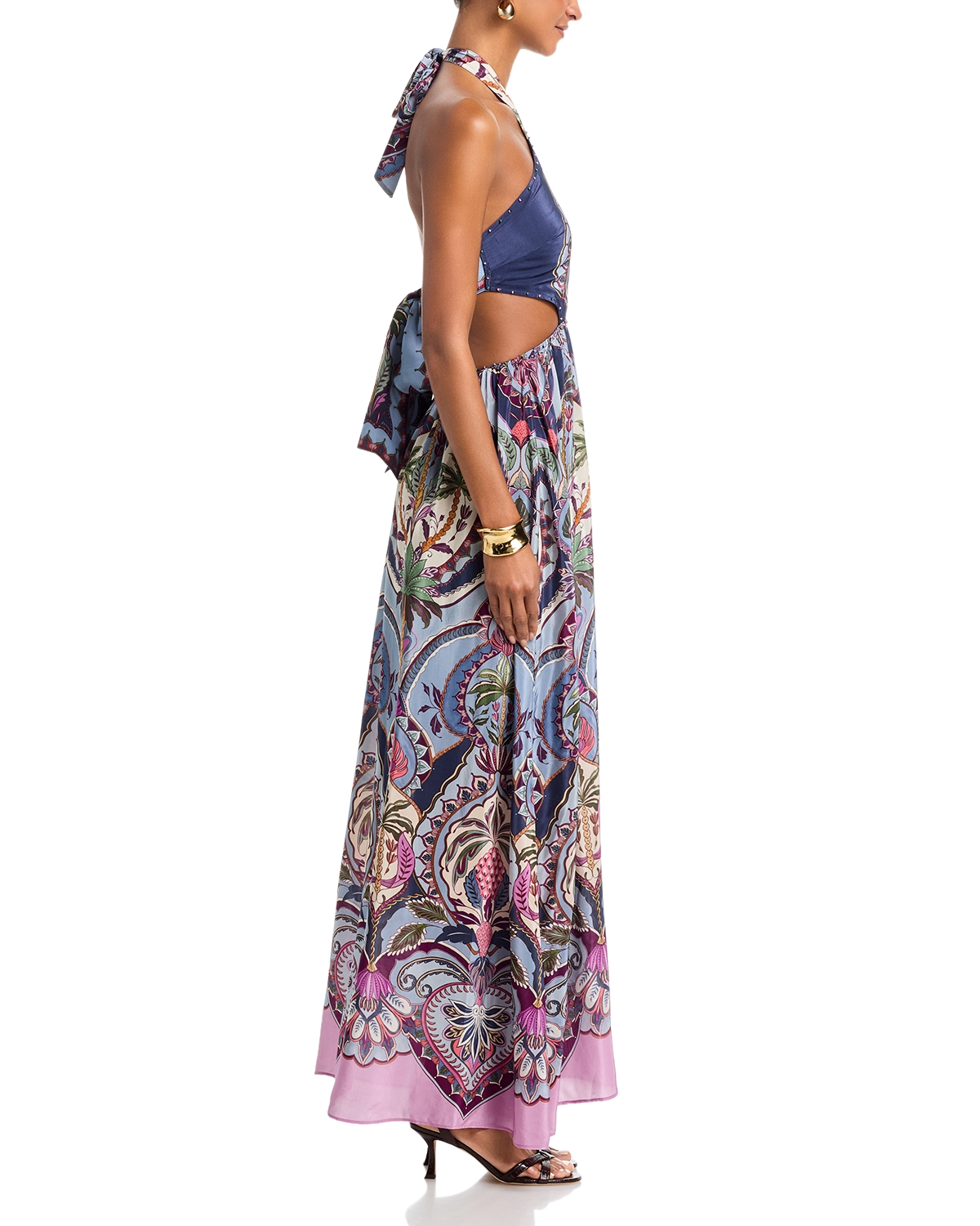 princess polly baby blue dress Farm Rio Marcelle Maxi Dress main image 1