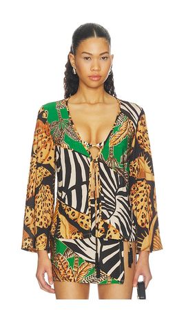 FARM Rio FARM Rio Open Front Blouse