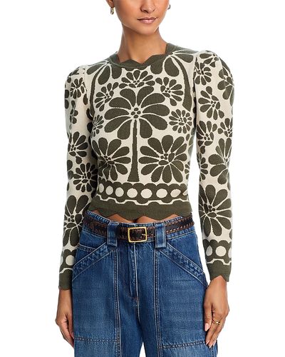 Farm Rio Farm Rio Palermo Cropped Knit Top