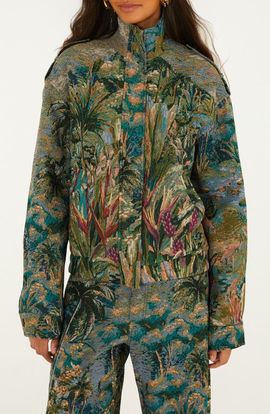 FARM Rio FARM Rio Petricor Jacquard Short Jacket
