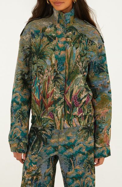 FARM Rio FARM Rio Petricor Jacquard Short Jacket