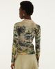 FARM Rio FARM Rio Petricor Mock Neck Long Sleeve Knit Top - 5