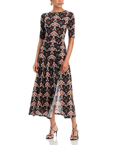 Farm Rio Farm Rio Porcelain Birds Maxi Dress