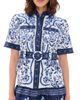FARM Rio FARM Rio Porcelain Garden Mini Dress PORCELAIN GARDEN OFF-WHITE - 1