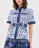 FARM Rio FARM Rio Porcelain Garden Mini Dress PORCELAIN GARDEN OFF-WHITE - 2