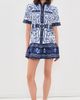 FARM Rio FARM Rio Porcelain Garden Mini Dress PORCELAIN GARDEN OFF-WHITE - 5