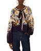 Farm Rio Farm Rio Printed Tie Neck Top - 1