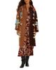 Farm Rio Farm Rio Printed Velvet Low Back Maxi Dress - 2