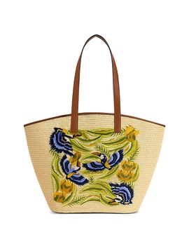 Farm Rio Farm Rio Raffia Basket Tote Bag