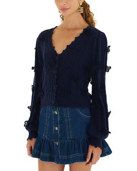 Farm Rio Farm Rio Richelieu 3D Butterflies Knit Cardigan