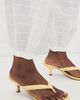 FARM Rio FARM Rio Rob Kitten Heel Sandals Pale Banana - 3