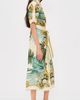 FARM Rio FARM Rio Royal Sea Multicolor Midi Dress Royal Sea Multicolor - 4