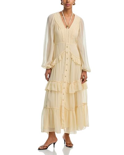 Farm Rio Farm Rio Ruffle Maxi Dress