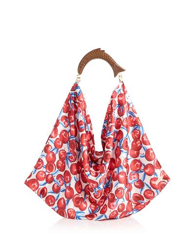 Farm Rio Farm Rio Satin Scarf Medium Top Handle Bag