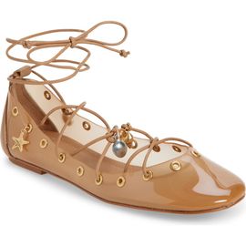 FARM Rio FARM Rio Sea Lace-Up Jelly Ballerina Flat