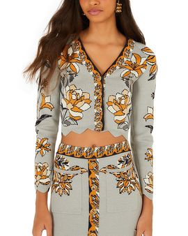 Farm Rio Farm Rio Stained Glass Beauty Knit Top