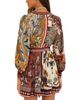 Farm Rio Farm Rio Stained Glass Wrap Mini Dress - 3