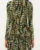 FARM Rio FARM Rio Striped Leaves Smocked Long Sleeve Top - 2