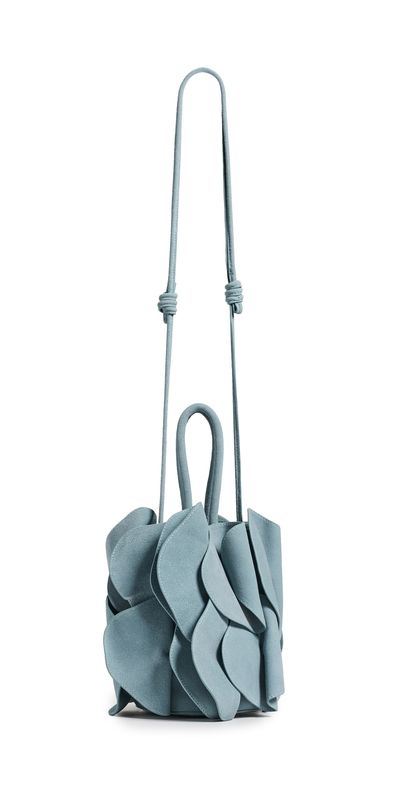 FARM Rio FARM Rio Suede Flower Handbag Blue One