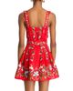 Farm Rio Farm Rio Sweet Bloom Bouquet Red Sleeveless Mini Dress - 4